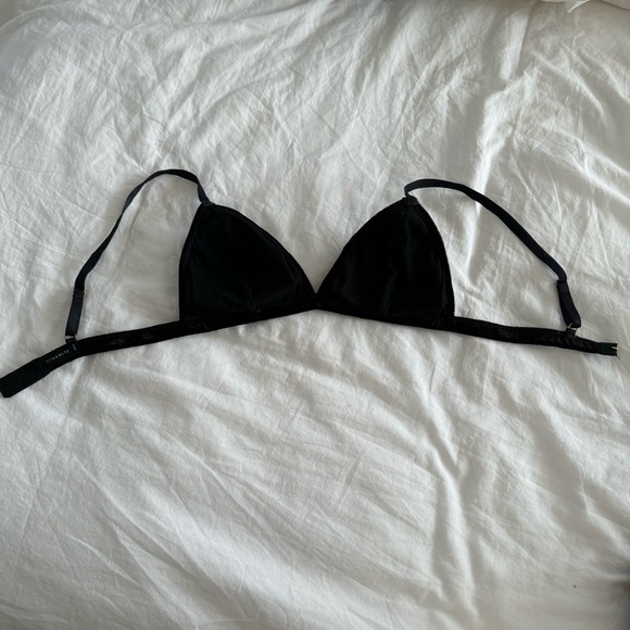 Dynamite black velour bralette - Picture 6 of 8